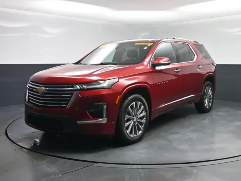 Red 2023 Chevrolet Traverse Premier for sale in Terre Haute, IN