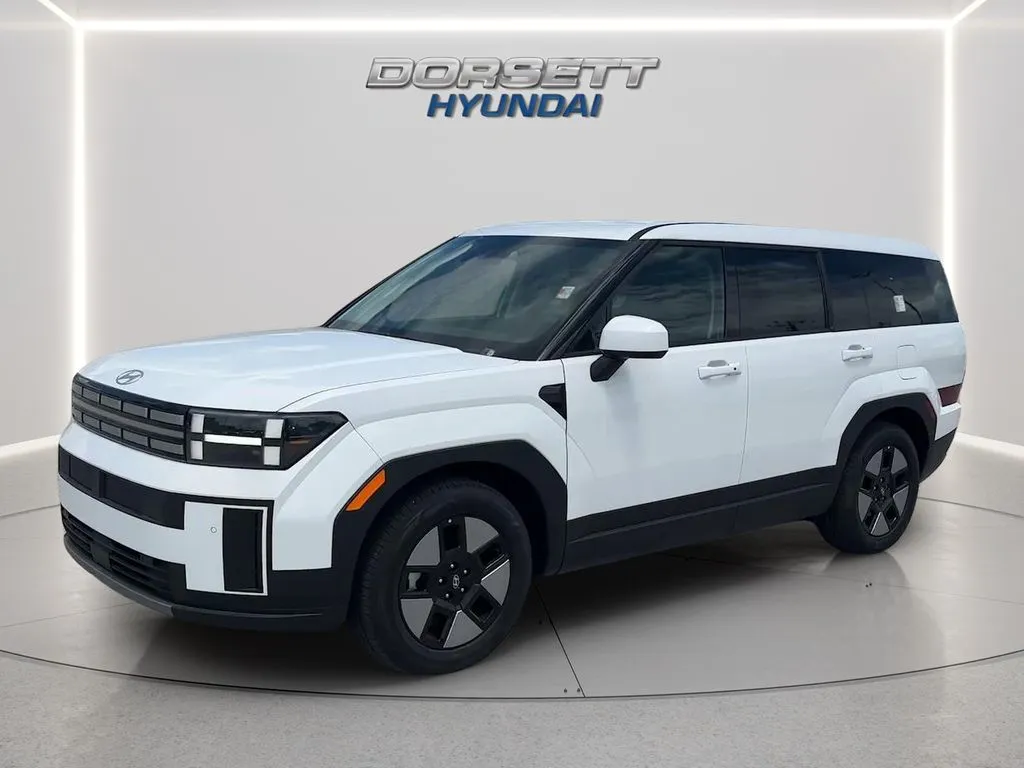 White 2026 Hyundai Santa Fe Hybrid SE for sale in Terre Haute, IN