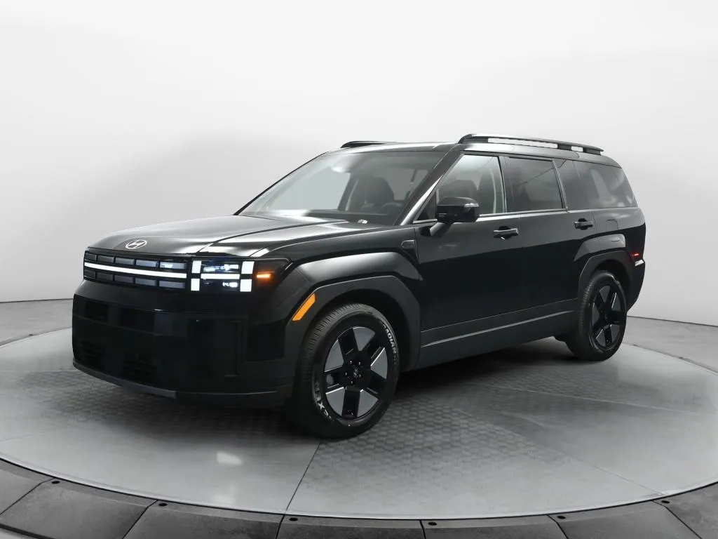 Black 2026 Hyundai Santa Fe Hybrid SEL for sale in Terre Haute, IN