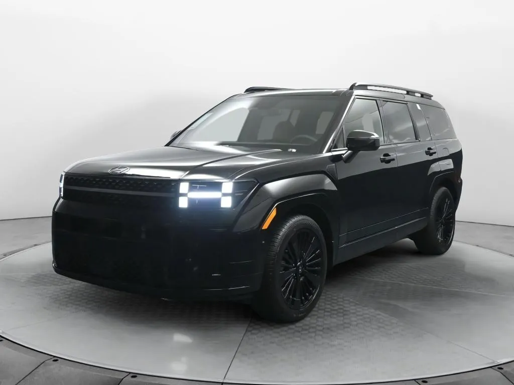 Black 2026 Hyundai Santa Fe Hybrid Calligraphy for sale in Terre Haute, IN