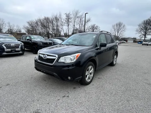 Black 2016 Subaru Forester 2.5i Limited for sale in Terre Haute, IN