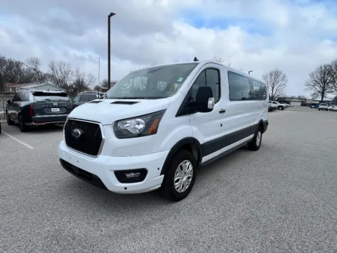 White 2024 Ford Transit Wagon T-350 Low Roof Slide XLT for sale in Terre Haute, IN