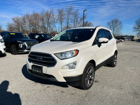 White 2018 Ford Ecosport Titanium for sale in Terre Haute, IN