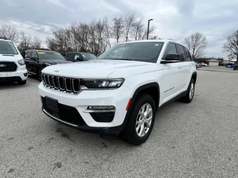 White 2023 Jeep Grand Cherokee Limited for sale in Terre Haute, IN
