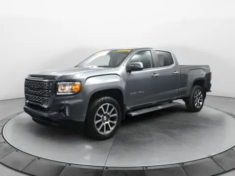 Gray 2022 GMC Canyon 4WD Denali for sale in Terre Haute, IN