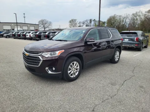Black 2020 Chevrolet Traverse LT Cloth for sale in Terre Haute, IN