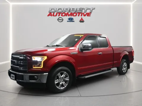 Red 2015 Ford F-150 Lariat for sale in Terre Haute, IN