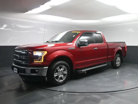 Red 2015 Ford F-150 Lariat for sale in Terre Haute, IN