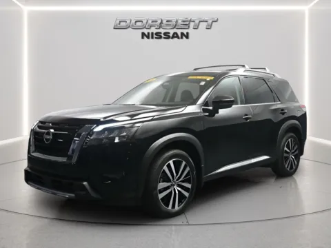 Black 2025 Nissan Pathfinder Platinum for sale in Terre Haute, IN