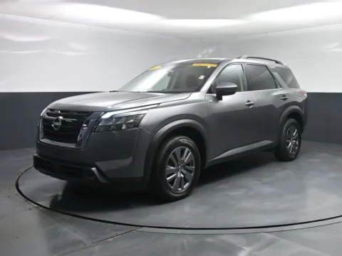 Gray 2025 Nissan Pathfinder SV for sale in Terre Haute, IN