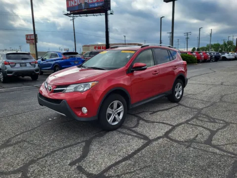 Red 2015 Toyota RAV4 XLE for sale in Terre Haute, IN