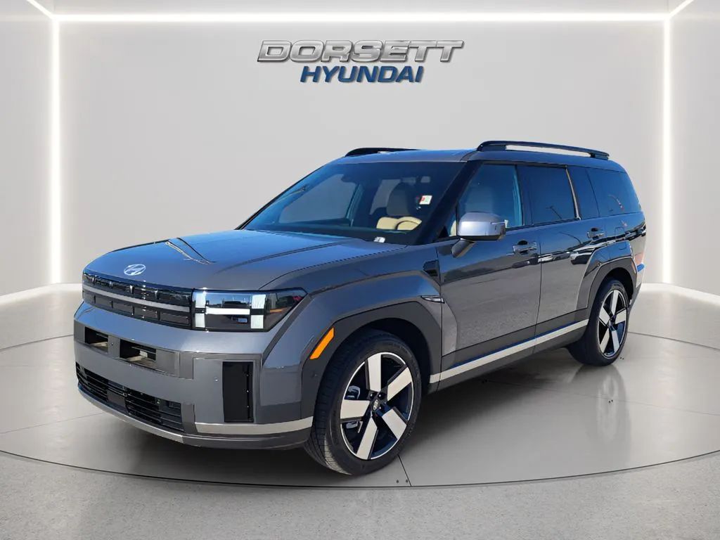 Gray 2026 Hyundai Santa Fe Limited 6P for sale in Terre Haute, IN