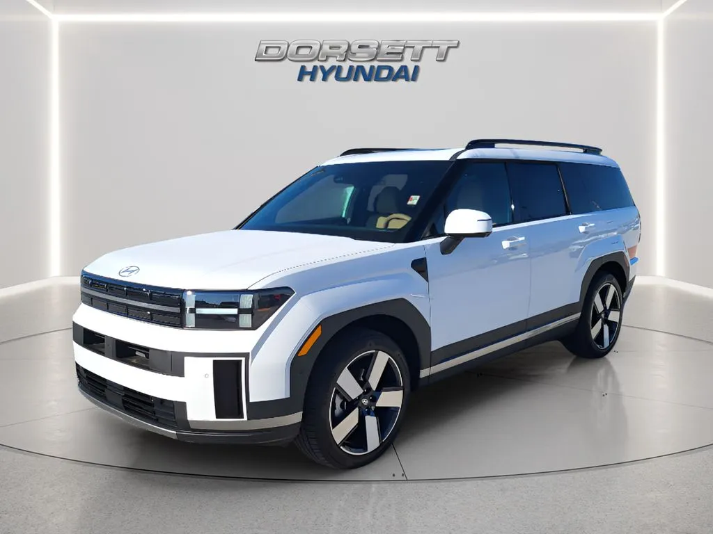 White 2026 Hyundai Santa Fe Limited 6P for sale in Terre Haute, IN