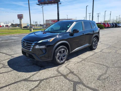 Black 2024 Nissan Rogue SV for sale in Terre Haute, IN