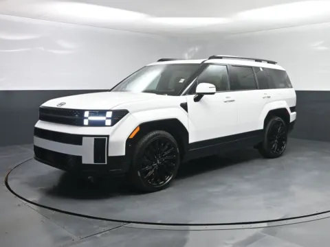 White 2026 Hyundai Santa Fe Calligraphy for sale in Terre Haute, IN