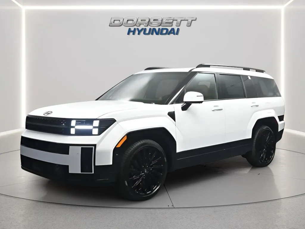 White 2026 Hyundai Santa Fe Calligraphy for sale in Terre Haute, IN