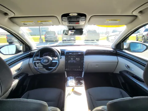 Photos of 2023 Hyundai Tucson Hybrid Blue for sale in Terre Haute, IN at Dorsett Hyundai