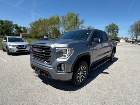 Gray 2021 GMC Sierra 1500 AT4 for sale in Terre Haute, IN