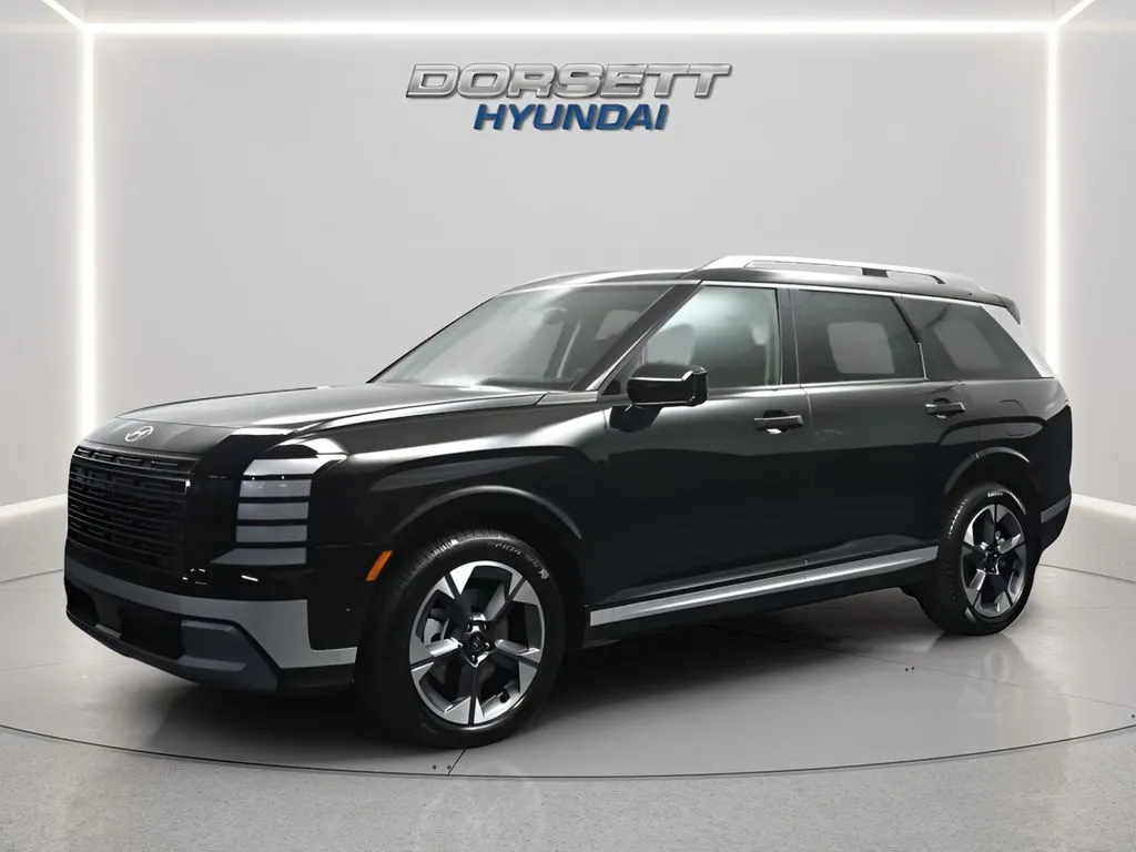 Black 2026 Hyundai Palisade Hybrid Limited for sale in Terre Haute, IN