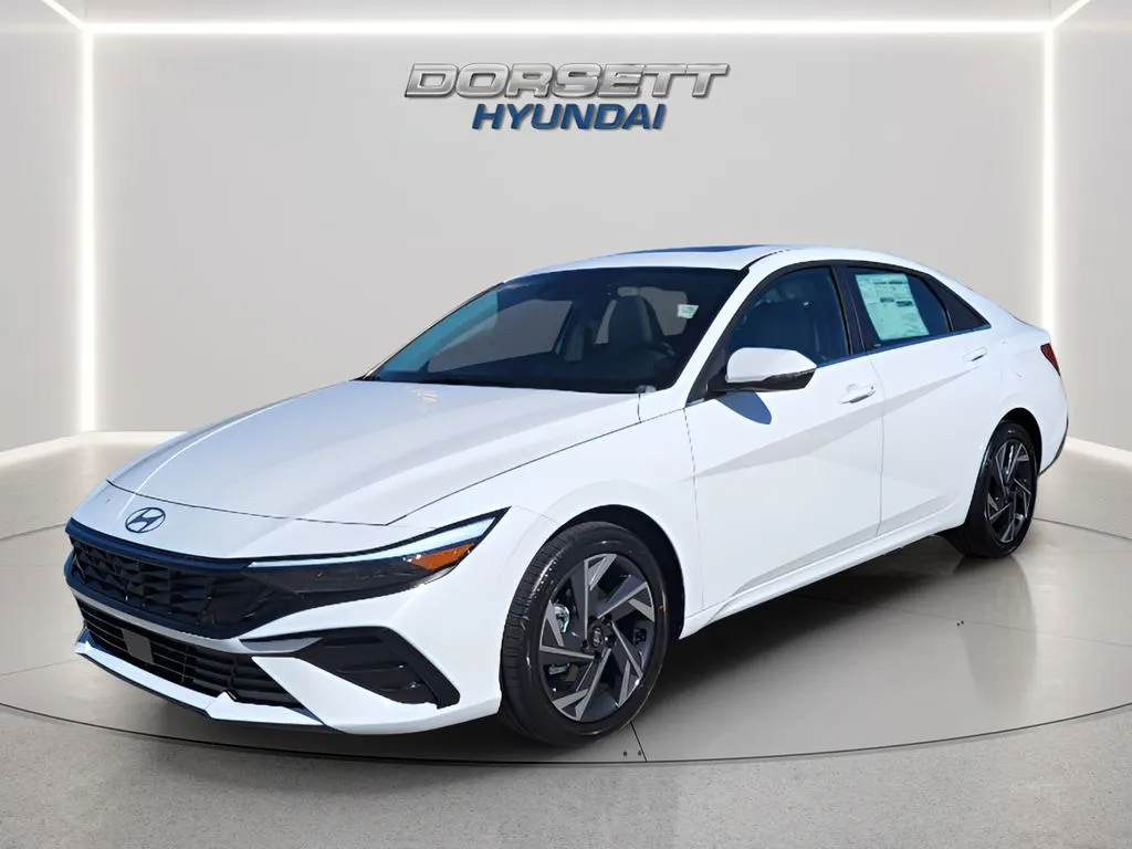 White 2026 Hyundai Elantra Limited for sale in Terre Haute, IN