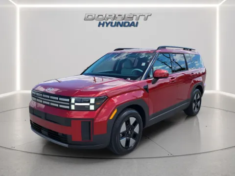 Red 2026 Hyundai Santa Fe Hybrid SEL for sale in Terre Haute, IN