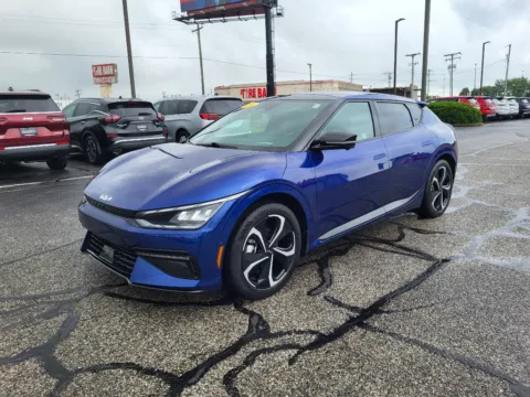 Blue 2024 Kia EV6 GT-Line for sale in Terre Haute, IN