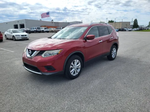 Red 2016 Nissan Rogue SV for sale in Terre Haute, IN