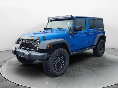 Blue 2015 Jeep Wrangler Rubicon for sale in Terre Haute, IN