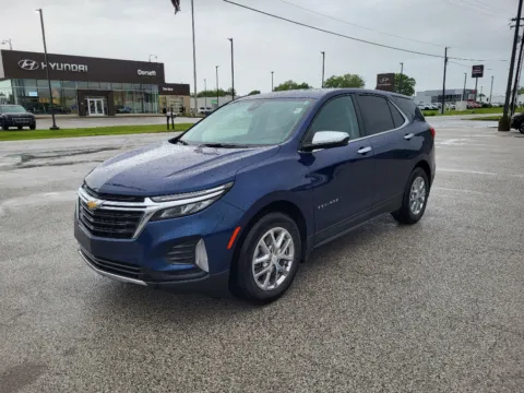 Blue 2022 Chevrolet Equinox LT for sale in Terre Haute, IN