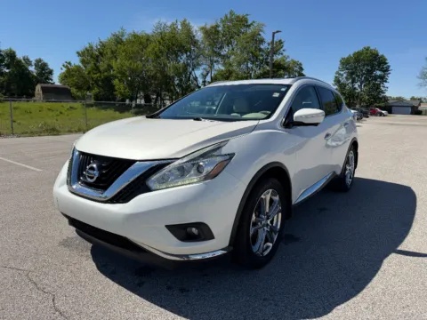 White 2015 Nissan Murano Platinum for sale in Terre Haute, IN