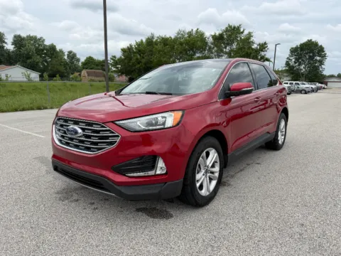 Red 2020 Ford Edge SEL for sale in Terre Haute, IN
