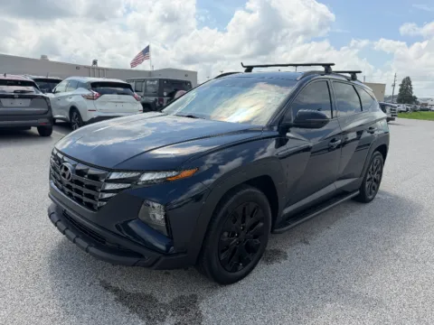 Blue 2024 Hyundai Tucson XRT for sale in Terre Haute, IN