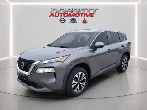Gray 2022 Nissan Rogue SV for sale in Terre Haute, IN