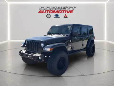 Black 2022 Jeep Wrangler Unlimited Sahara for sale in Terre Haute, IN