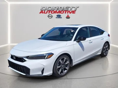 White 2025 Honda Civic Hybrid Sport Touring for sale in Terre Haute, IN