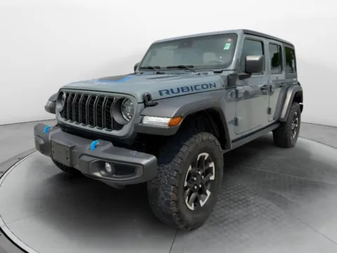 Gray 2024 Jeep Wrangler 4xe Rubicon for sale in Terre Haute, IN