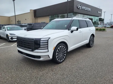 White 2026 Hyundai Palisade Calligraphy for sale in Terre Haute, IN