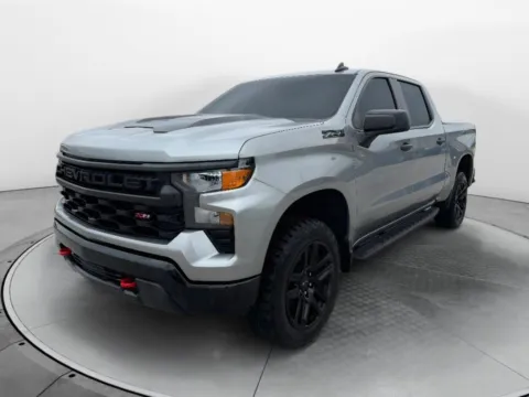 Gray 2024 Chevrolet Silverado 1500 Custom Trail Boss for sale in Terre Haute, IN