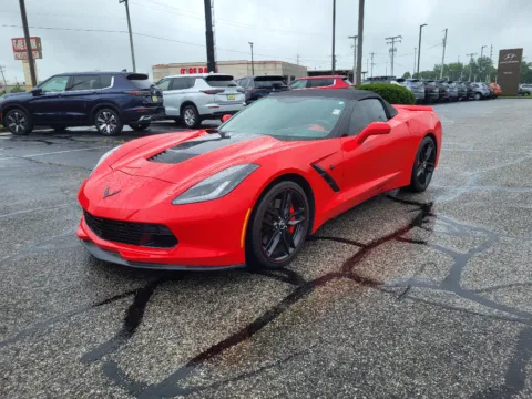 Red 2015 Chevrolet Corvette Z51 3LT for sale in Terre Haute, IN