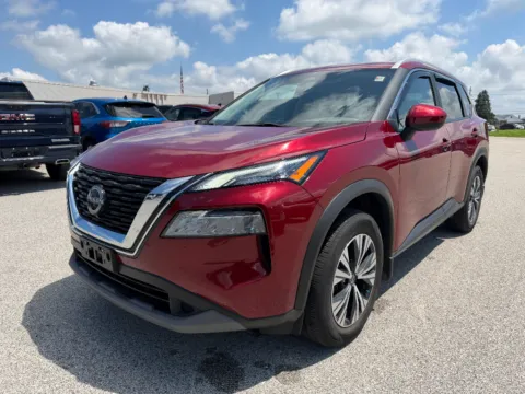 Red 2023 Nissan Rogue SV for sale in Terre Haute, IN
