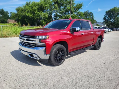 Red 2019 Chevrolet Silverado 1500 LTZ for sale in Terre Haute, IN