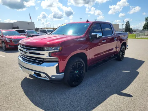 Red 2019 Chevrolet Silverado 1500 LTZ for sale in Terre Haute, IN
