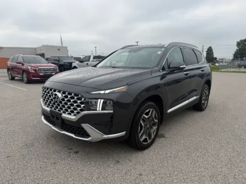 Gray 2021 Hyundai Santa Fe Limited for sale in Terre Haute, IN