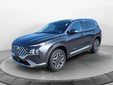 Gray 2021 Hyundai Santa Fe Limited for sale in Terre Haute, IN
