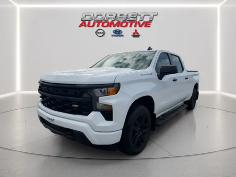 White 2023 Chevrolet Silverado 1500 Custom for sale in Terre Haute, IN