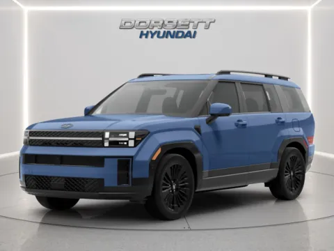 Blue 2026 Hyundai Santa Fe Hybrid Calligraphy for sale in Terre Haute, IN
