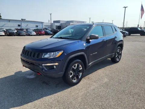 Blue 2018 Jeep Compass Trailhawk for sale in Terre Haute, IN