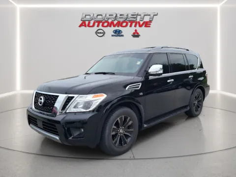 Black 2020 Nissan Armada Platinum for sale in Terre Haute, IN
