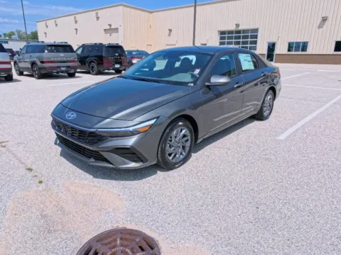 Gray 2026 Hyundai Elantra Hybrid Blue for sale in Terre Haute, IN