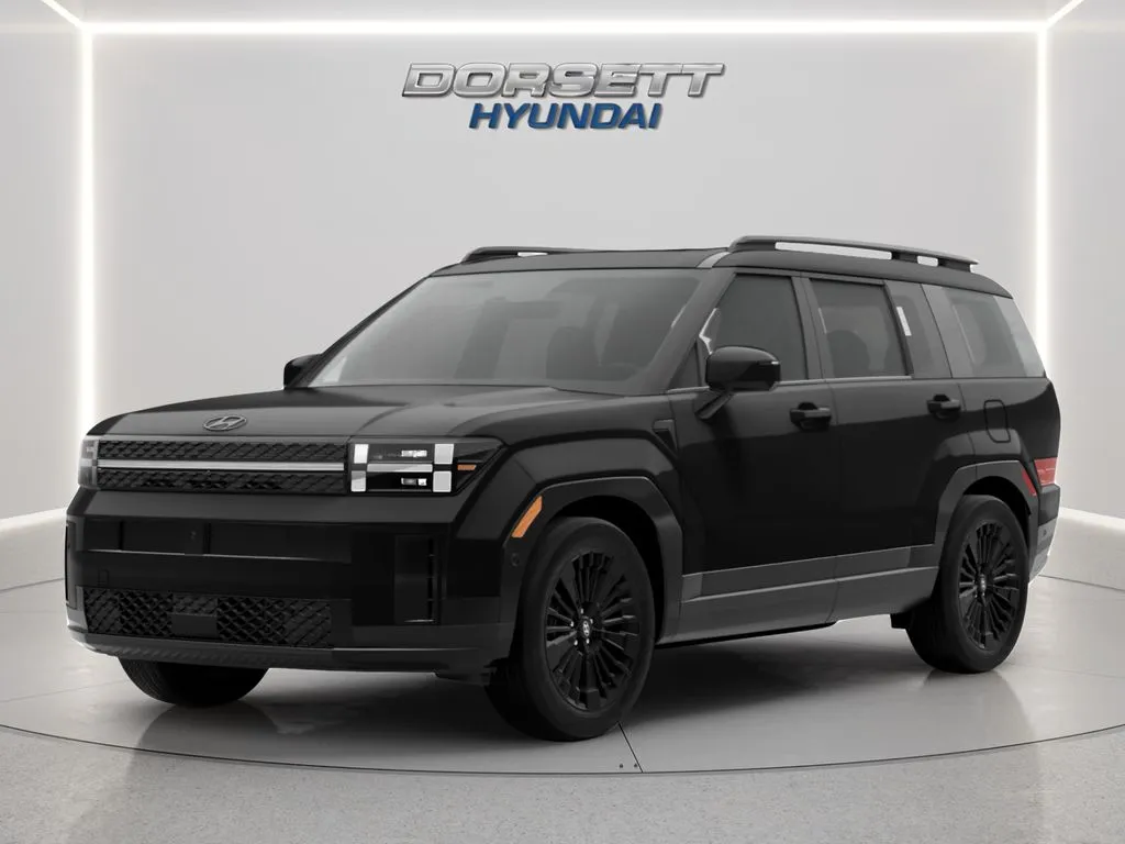 Black 2026 Hyundai Santa Fe Hybrid Calligraphy for sale in Terre Haute, IN
